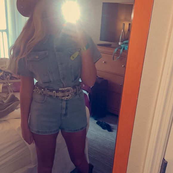 Denim romper! - Picture 4 of 4